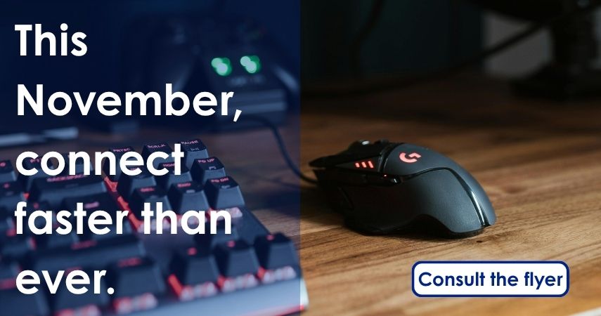 Monthly Flyer - November, connect without waiting Monthly Flyer - November, connect without waiting